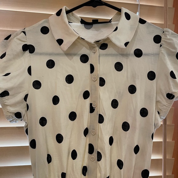 Top Shop Petite dress in polka dot size US 0 / UK 4 in great condition - Picture 9 of 9